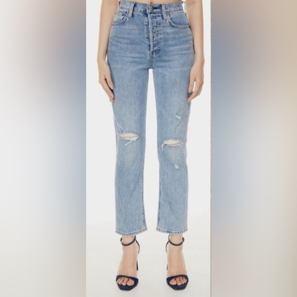 Denim Forum The Arlo High Rise Straight 28L
